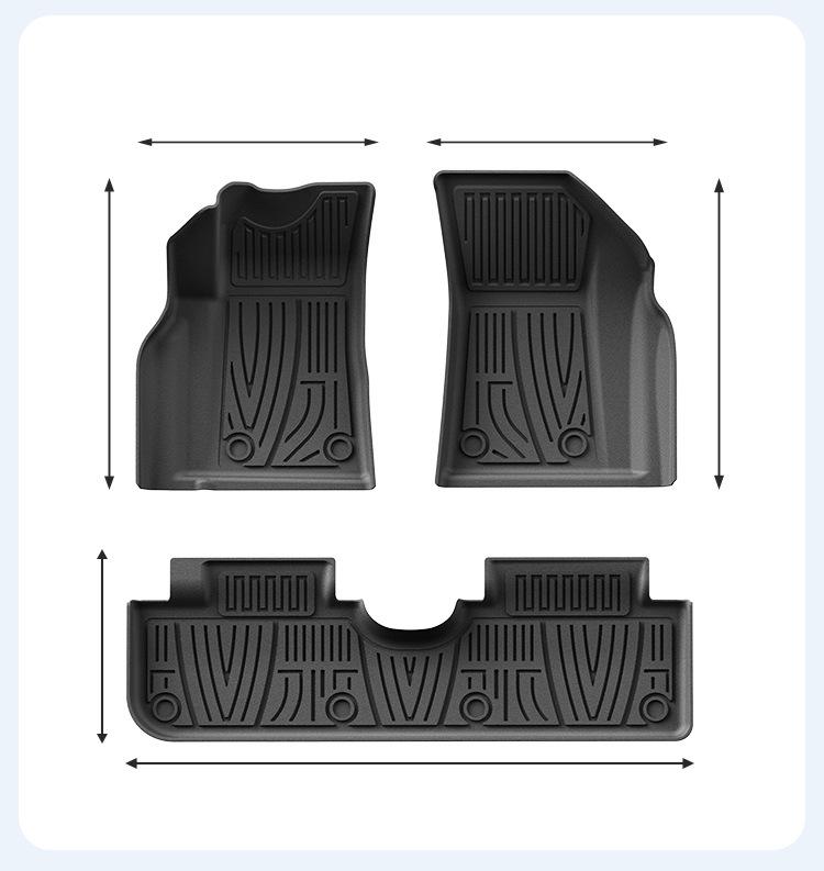 Экологичные коврики для пола из ТПЭ для Buick Velite 6 2020-2024
