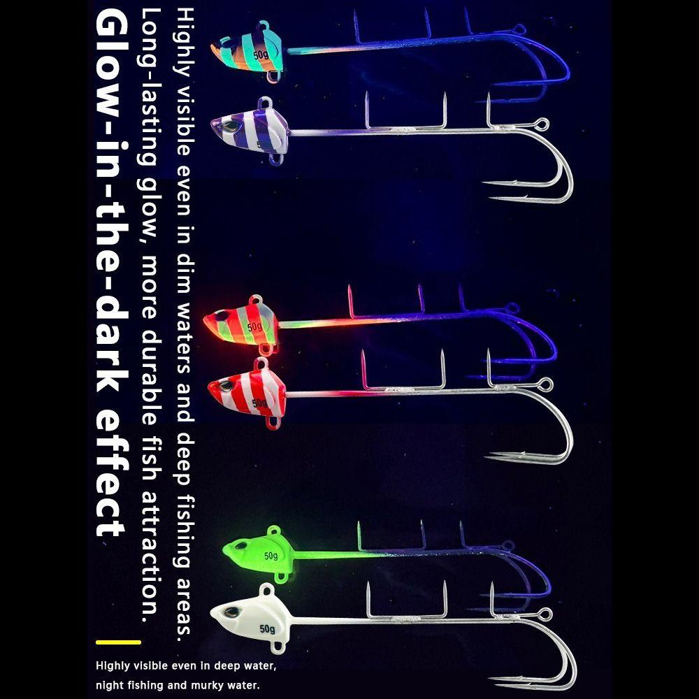 With Treble Hook Vertical Jigging Bait 60G-160G Weight Deep Sea Jig Bait For Beltfish