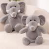 Cute Cute Gray Elephant Doll Plush Toy Long Nose Baby Elephant Doll Children Soothing Pillow Rag Doll