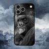 Красный Смешной Бабуин Чехол Для iPhone 12,14,15,16,17,13,11,X,Mini,Plus,Pro Max,8,7,XR,SE,XS,Мягкий Силикон Черный
