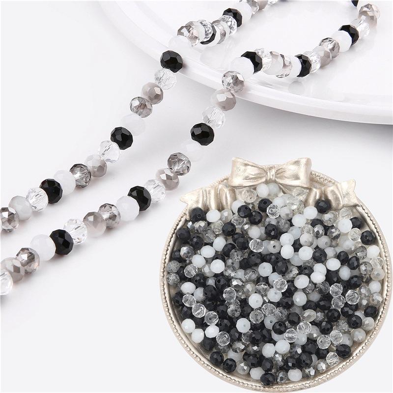 Home Party Supplies For Jewelry Making Beads Faceted Jewelry Accessories Bright DIY 100PCS/Lot Popular Glass Crystal Hot Sale High Quality Rondelle