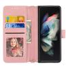 Применимо к Samsung ZFold4 кожаный чехол для мобильного телефона складной экран ZFold3 узор флип-кошелек портативное хранение карт