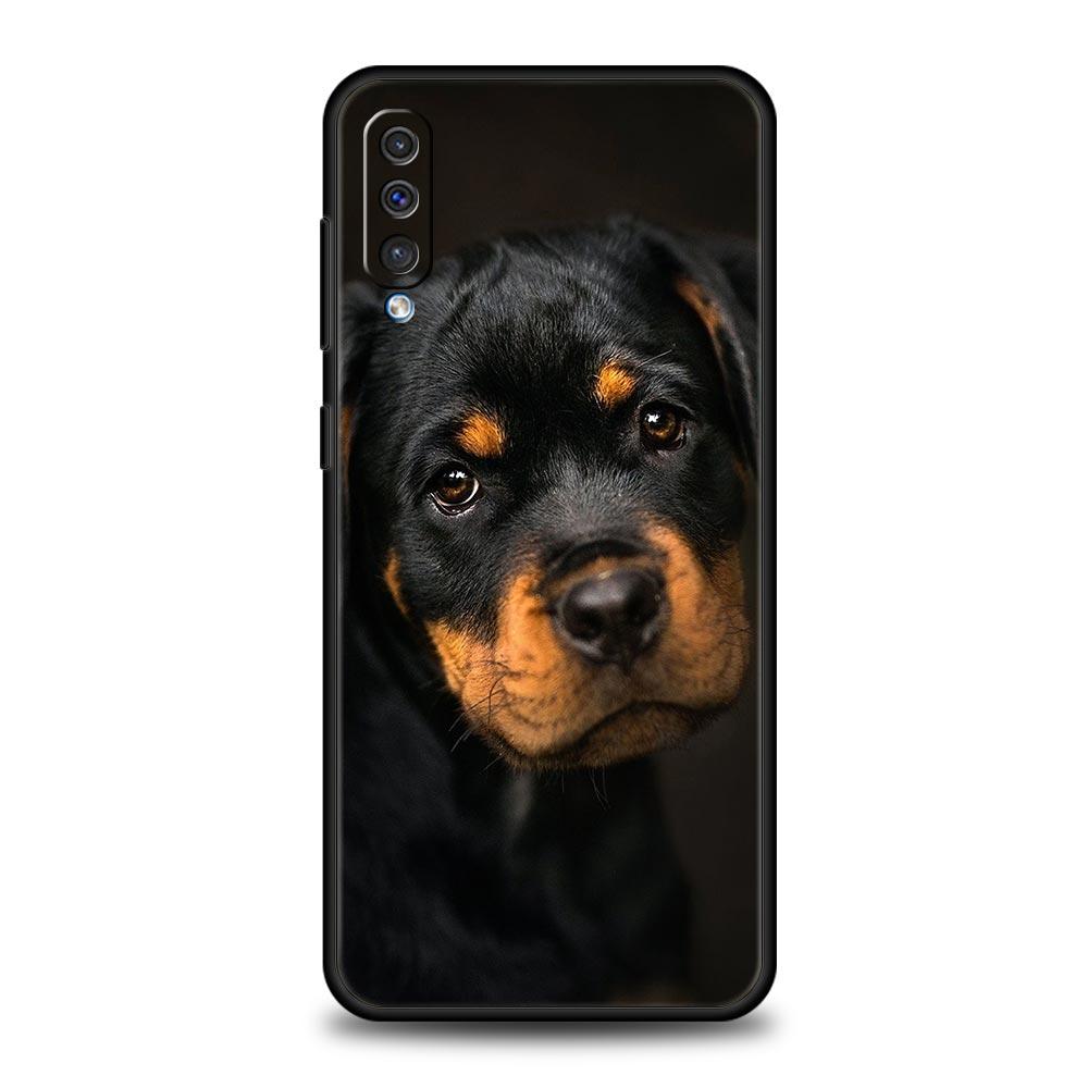 Чехол для телефона с изображением собаки ротвейлера для Samsung Galaxy A52 A14 A50 A70 A10 A30 A40 A20S A20E A02S A12 A22 A34 A42 A32 5G A54 A04s