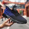 YRZL Men Casual Sport Shoes Lightweight Black Breathable Mesh Running Shoes Comfortable Athletic Jogging Tennis Sneakers