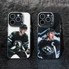 Чехол для телефона Sharks-William Eklund для iPhone 17, 16, 15, 14, 13, 12 Pro Max Черный Конфетный Матовый Ударопрочный Чехол