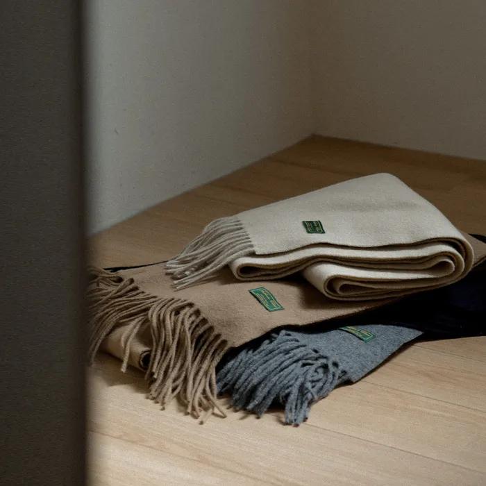 CLASSIC WOOL MUFFLER_4COLORS