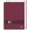 Тетрадь - OXFORD - European Book Write&Стираемый - A4 - 80 клапанов - Набор из 5 штук - Бордовый