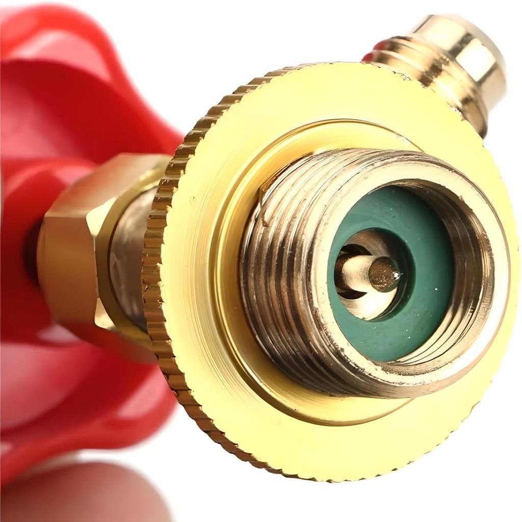 Клапан для прокола баллона HFC-134a для заправки автомобильного кондиционера, клапан-прокалыватель M14 x 1/4 (Набор из 1)