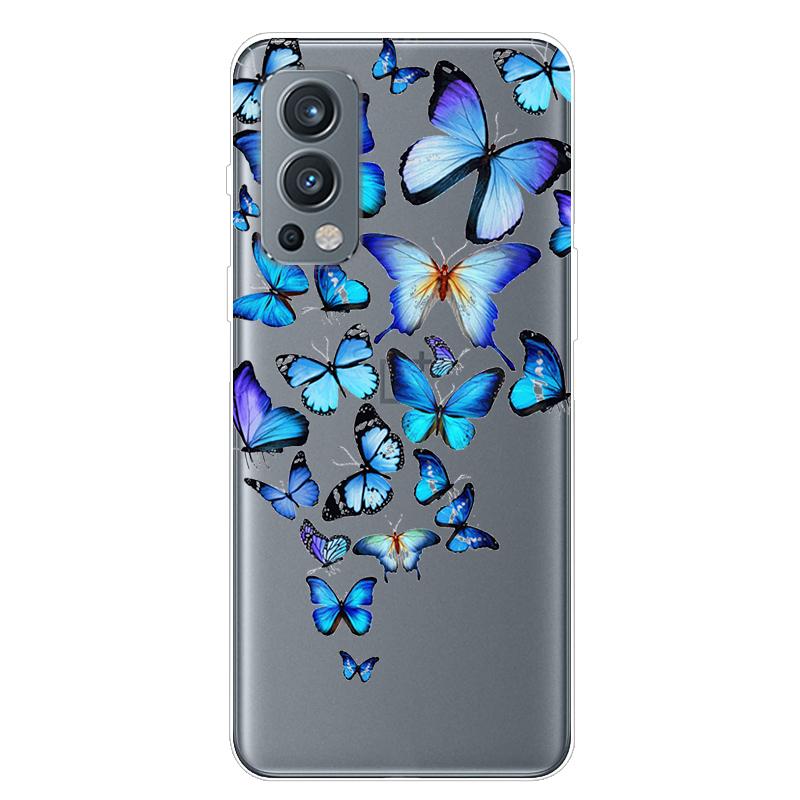 Чехол для OnePlus Nord 2 5G, ТПУ Силикон, Мягкий, Мультяшный, Прозрачный Чехол для Телефона One Plus Nord 2 5G, Nord2 5G, Прозрачный Coque