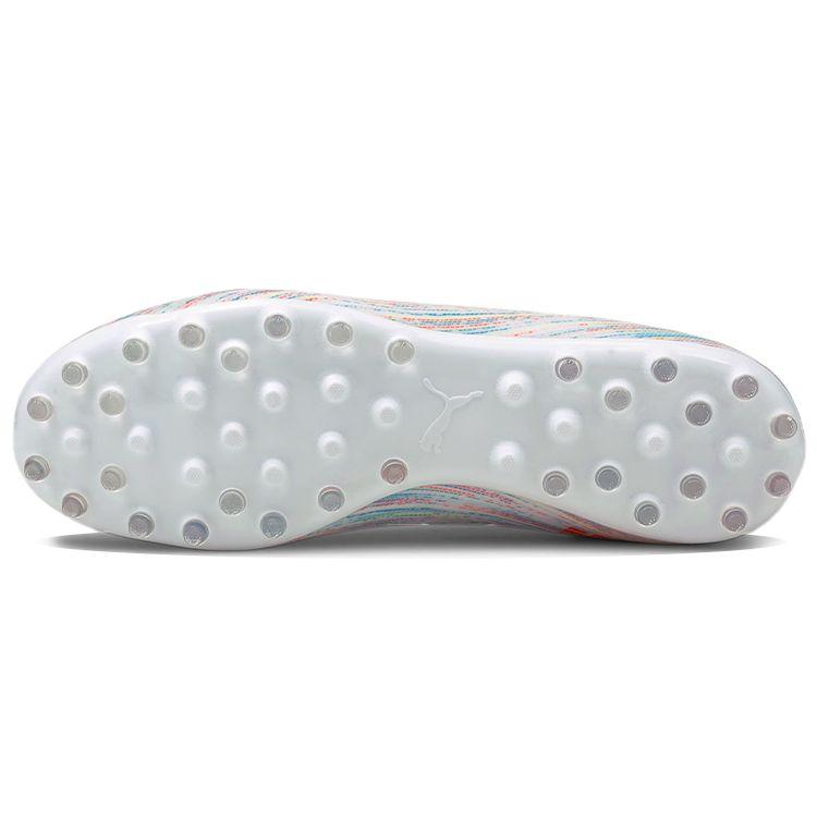 Puma Ultra 2.2 Круглый носок Шнуровка MG (Резиновые короткие шипы) Футбольные бутсы Мужские Футбольные бутсы Белые Разноцветные 106345-04