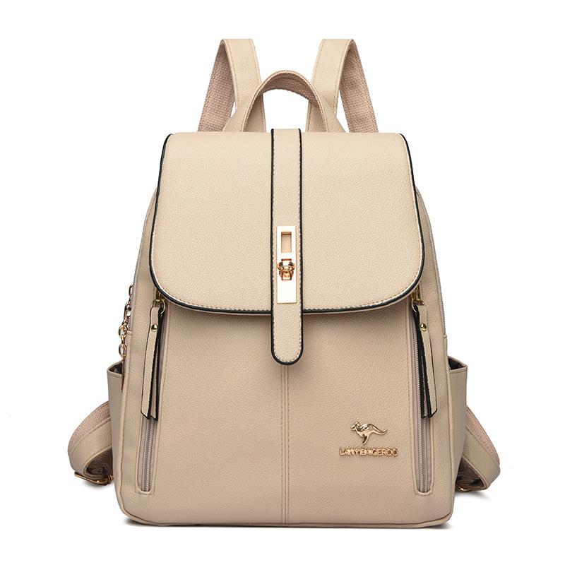 Новый женский рюкзак большой вместимости, модный, универсальный, повседневный, простой, ретро, на одно плечо, с перекрестными скользящими петлями