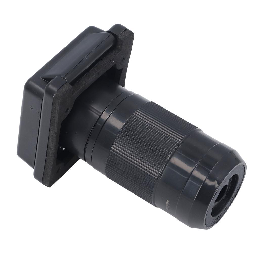 50 Amp Shore RV Plug Twist Locking Power Inlet Outlet Receptacle with Weatherproof Cover for NEMA