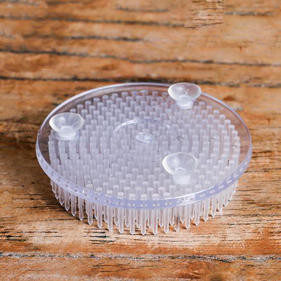 Цветочная лягушка, удобный фиксированный инструмент для цветов, круглые мини-присоски, незаметный пластиковый держатель для булавок для цветочной композиции для кухни