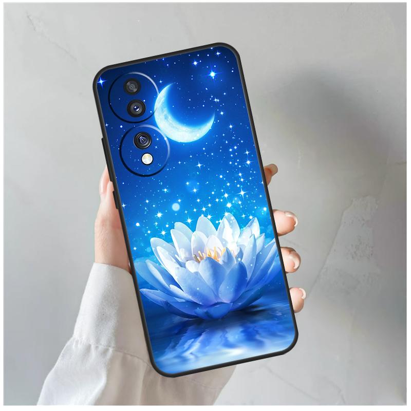 Summer Lotus For Honor Magic 8 5 6 7 Pro Case For Honor 200 400 70 90 Lite X8c X8b X9a X9b X9c X9d Win RT