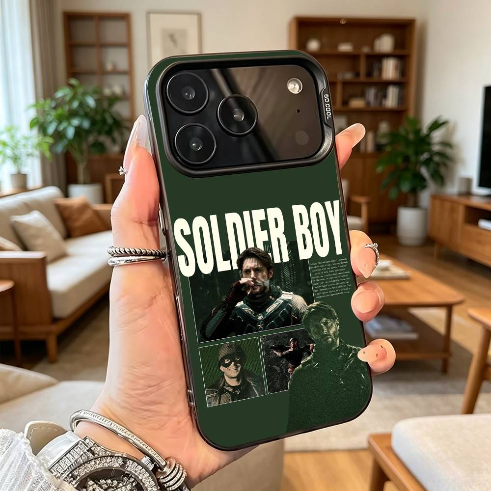 T-The Boys S-Soldier Boy-S Phone Case For iPhone 17,16,15,14,13,12,11 Plus,Pro Max,XS,Colorful Silver Phone case Funda Cover
