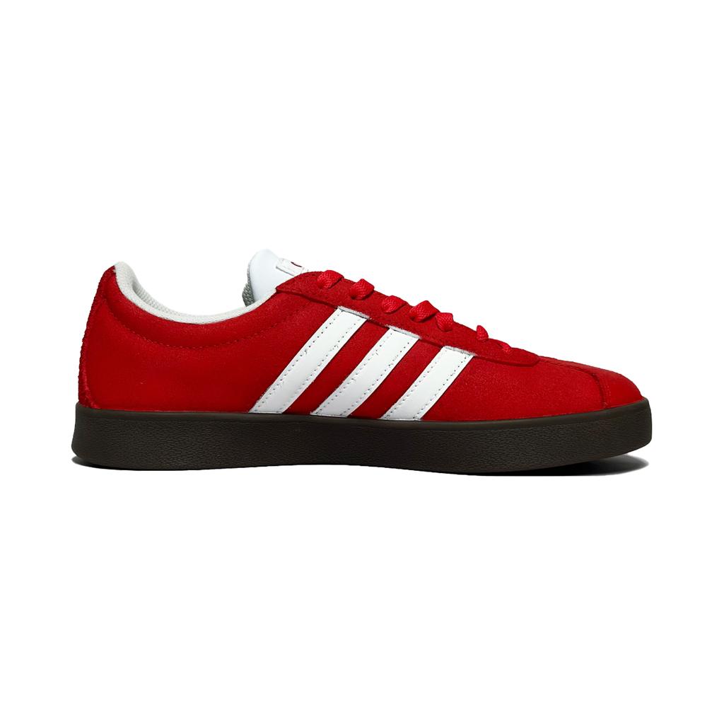 adidas VL COURT 2.0 Дымчато-красный Кошачья лапа Устойчивые к истиранию Устойчивые к истиранию Низкие кеды для скейтборда Женские Алый JS3003(team1074-)