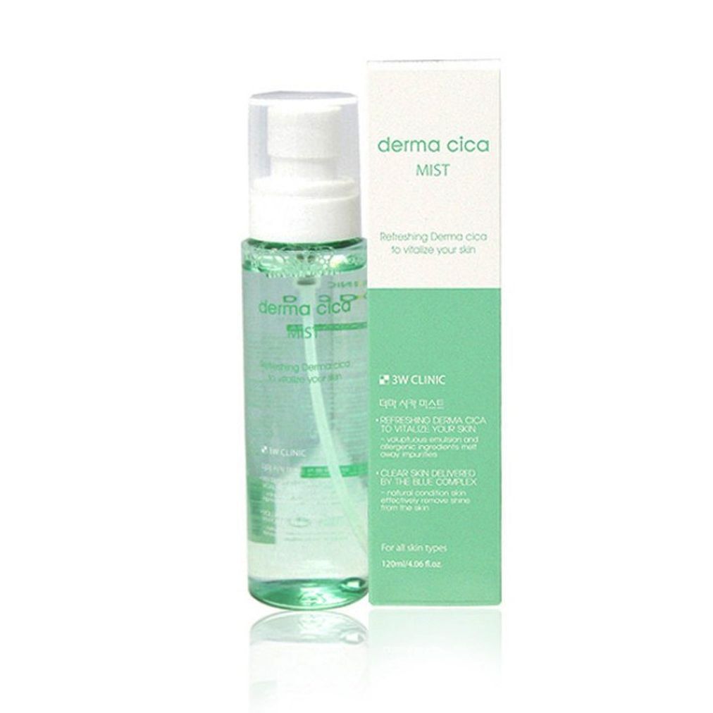 3w Clinic FIWYKTVT Moisture Face 120ml Water Glow Cica Derma Mist