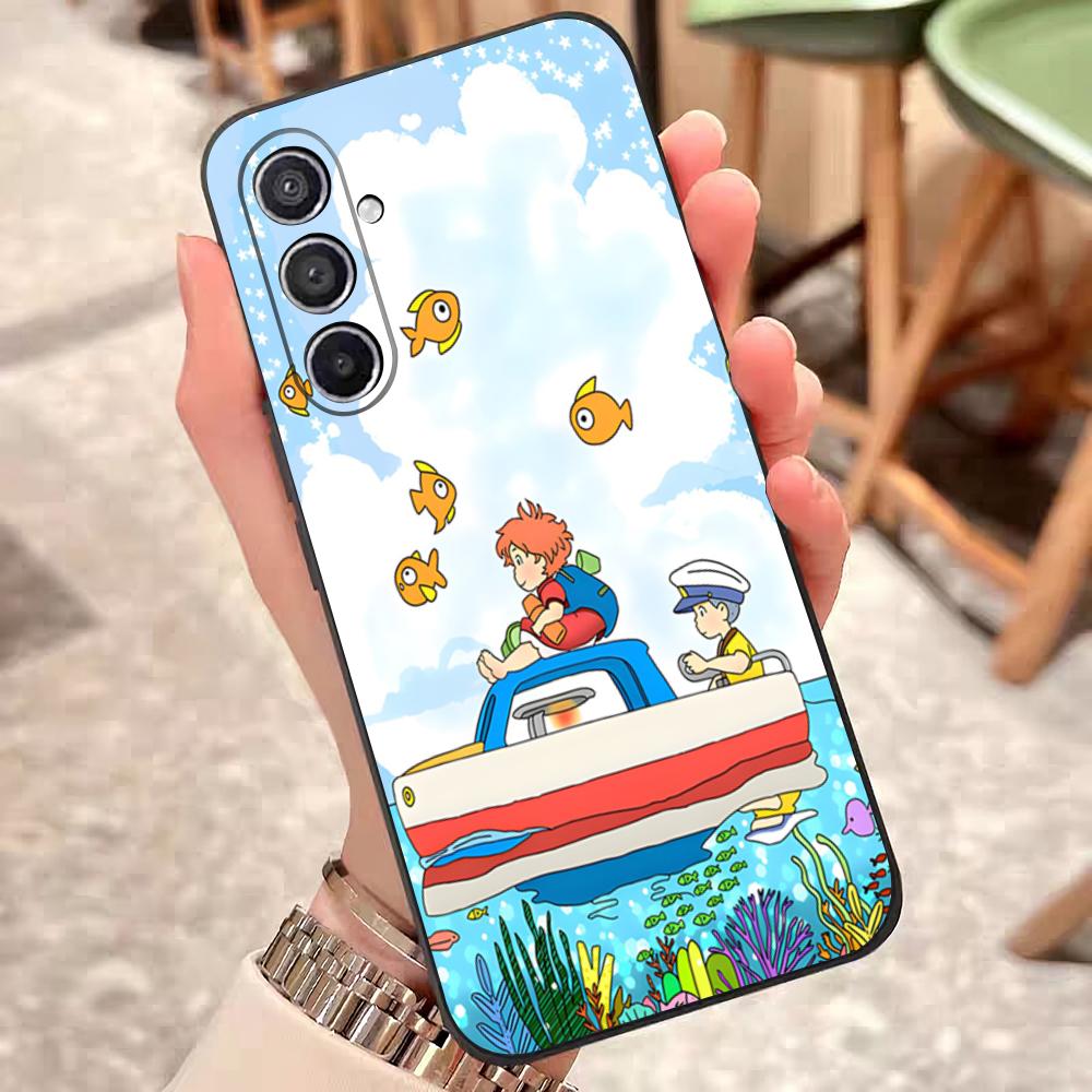 Movie Cute-PonyoES Phone Case For Samsung S26 S25 Edge S24 S23 S22 S21 S20 Ultra Plus Fe Galaxy Silicon Cover