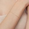 Lunne 14K Silky 0.3 Box Chain Bracelet #Br03