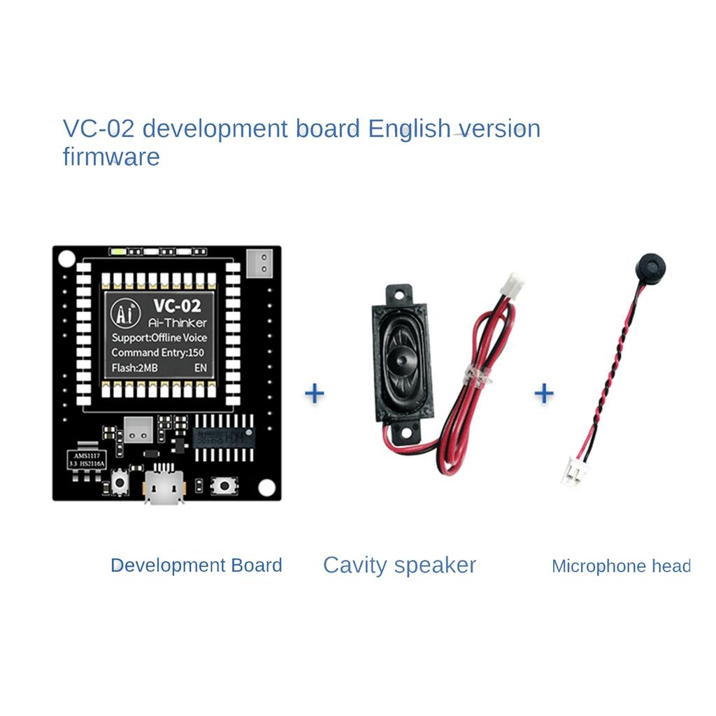 VC-02-Kit AI Интеллектуальный Автономный Модуль Управления Распознаванием Голоса Плата Разработки