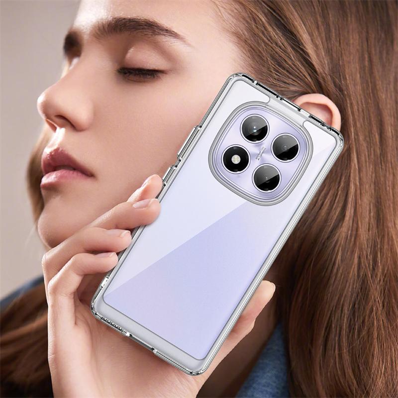 Для Xiaomi Redmi Note 14 Pro Чехол Прозрачный Роскошный Силиконовый Чехол Redmi Note 14 Pro Чехол TPU Защитный Чехол Redmi Note 14 Pro