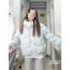 Womens Warm Hooded Cotton Padded Coat With Faux Fur Trim Winter 2026 Short Length Plus Size Outerwear