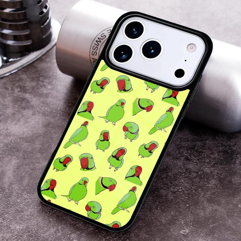 parrot bird Phone Case for iPhone 17 16 15 Pro Max Air 14 13 12 11 Plus Shockproof Capa Cover