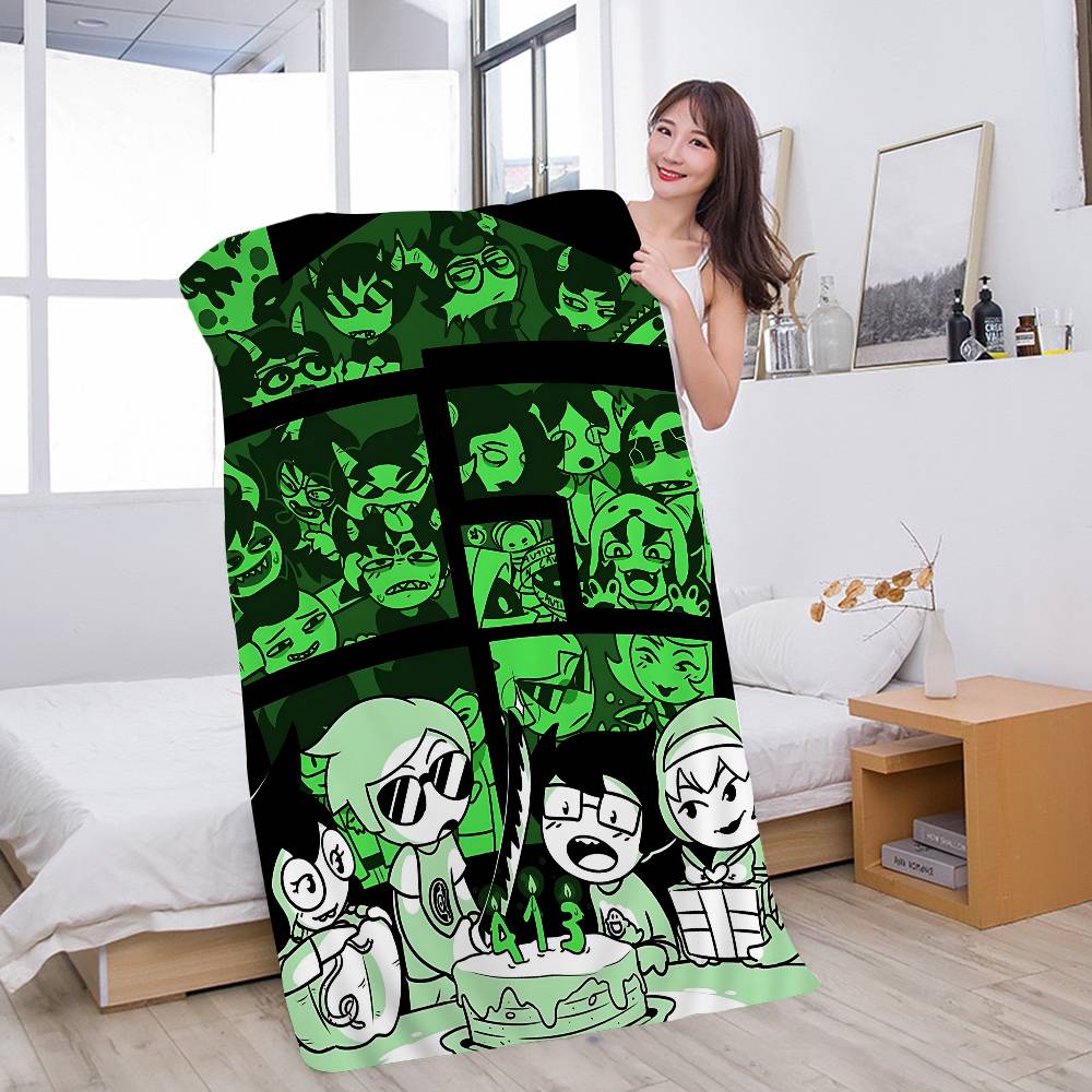 Anime H-Homestucks Microfiber Blanket Quick Drying Beach Towels Oversized Printing Super Absorbent Pool Towel Blanket