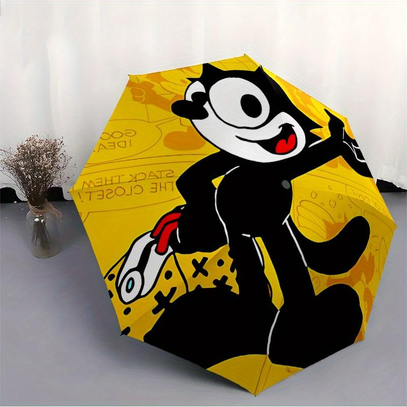 Автоматический зонт-трость Felix Cat, компактный складной дизайн, прочная ткань, для повседневных путешествий и активного отдыха 0822075