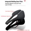 Extra Padded Bike Seat Cushion Cover 3D Printed Bike Saddle for Men/Women Carbon Fiber Bike Seat