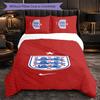 England national football team 3 Piece Bedding Set Soft Duvet Cover Set with Pillowcases Printed Bedroom Decor Set for Home