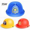 Helmet Toy Fireman Hat Ultralight High Durability Bright Color Firefighter Role Play Educational for Kids