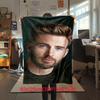 Chris Evans Soft Comfortable All Seasons blanket Sofa Office Naps blanket Outdoor Travel throw Perfect Gift