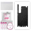 apgo Protective Skin Sticker for the Back+sides Compatible with Samsung Galaxy S21 5G, Full Wrap Film, Foil, Vinyl - Pattern Black Honeycomb