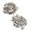 3 Colors 100Sets 8 X 10mm Double Cap Rivet Metal Leather Craft Repairs Studs Spike Decoration