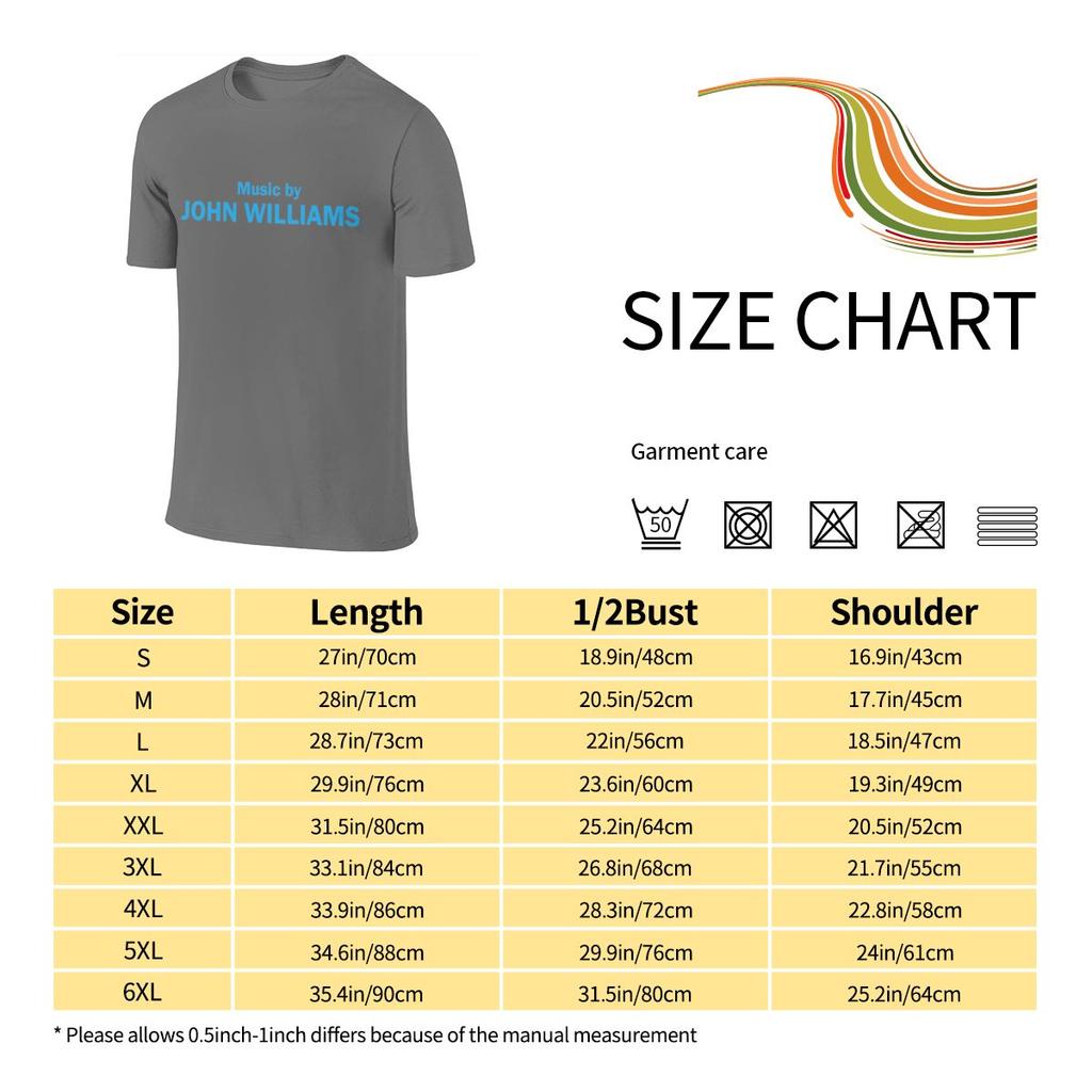 Music By John Williams Fitted Reversible Tshirt Casual Youthful Feeling Heat Transfer Unisexs Tshirts