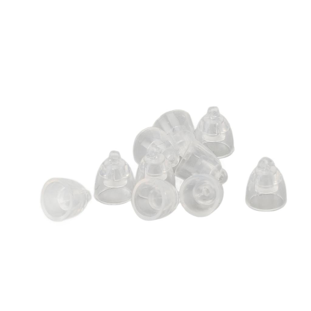 10 шт. Двухвентиляционные басовые 6 мм купола для MiniFit Антистатический мягкий силикон Высокая прозрачность Однослойный открытый басовый купол