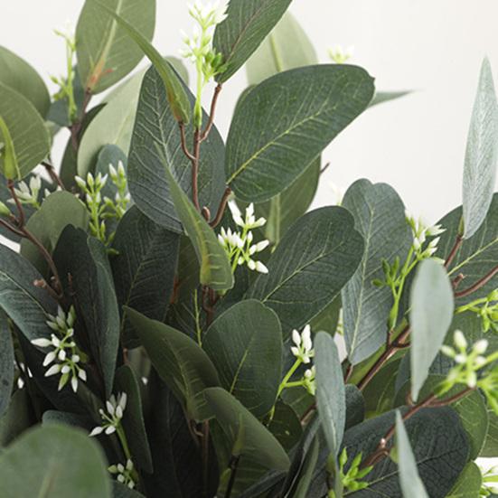 Элегантный портативный удобный яркий изысканный долговечный эвкалипт искусственные листья растения декор