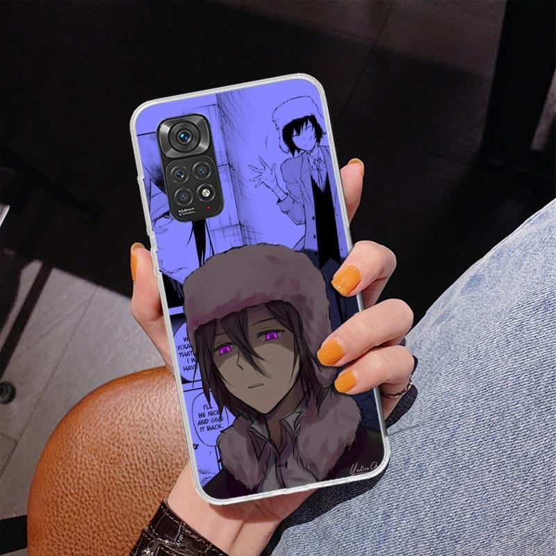 Чехол для телефона Bungo Stray Dogs Манга Для Xiaomi Redmi Note 15 14 13 12S 12 11 Pro Plus 14S 11S 11E 10 10S 11T 5G Персонализированный чехол