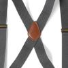 Used HerringLodge Men's Suspenders, Holster Type, 2-Point Fastening, No Belt Required, Prevents Pants from Dropping, Doesn't Slip, For Work, Width