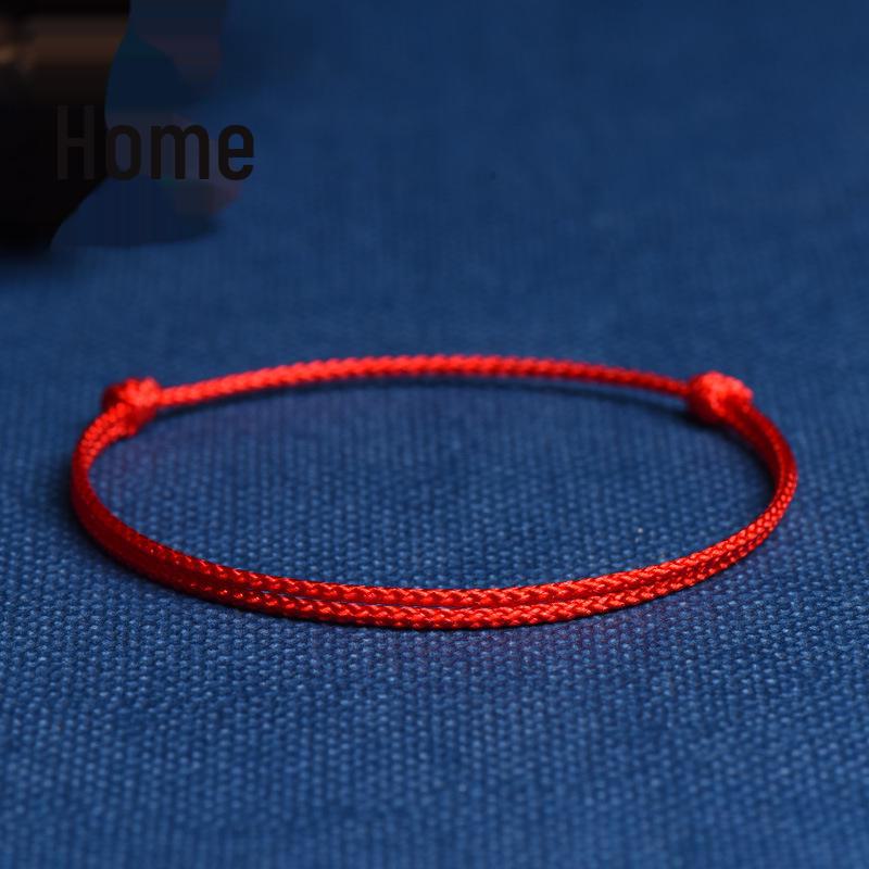 Сплетенный вручную красный браслет со знаком зодиака и браслет на ногу - этнический стиль 