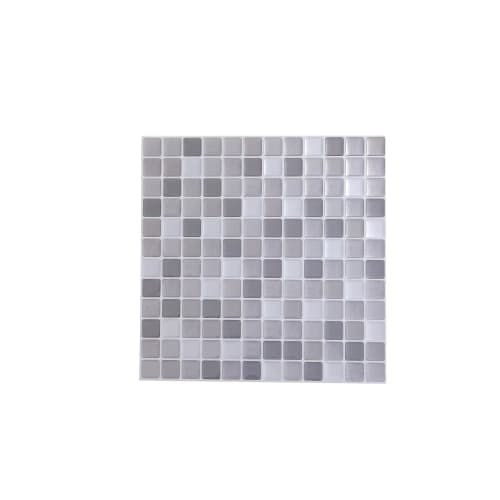 Обои TAPETZ Наклейки Мозаичная Плитка, Квадратные, 23,5 см x 23,5 см, Упаковка 5 штук (Мокко)