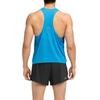 HOKA ONE ONE Tank Tops Men's Blue V neck Moderate Racerback 1164154-HKB