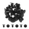 uxcell Plastic Rivets 6mm Hole Diameter Fastener Clips Black Car