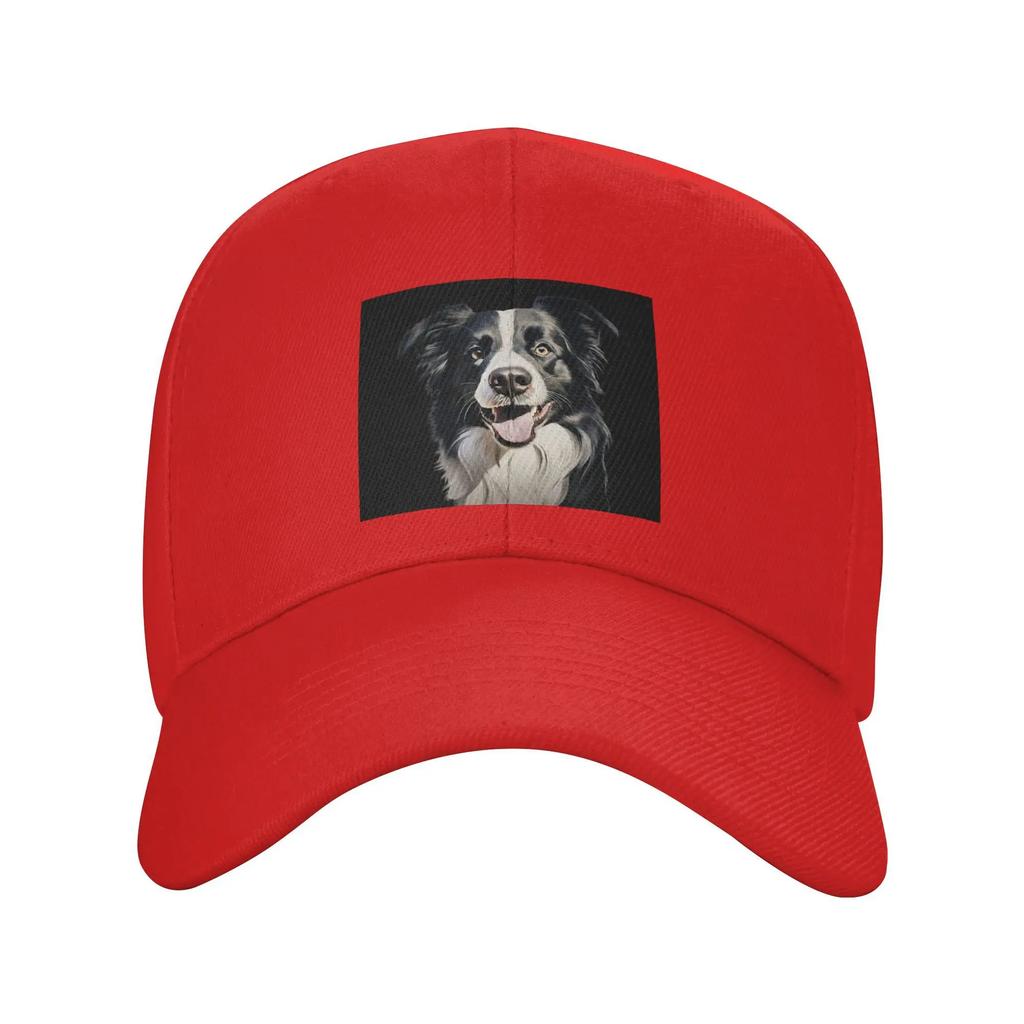 Unisex Baseball Hats Border Collie Outdoor Streetwear Summer Sports Baseball Caps Hip Hop Cap Casquette Hats