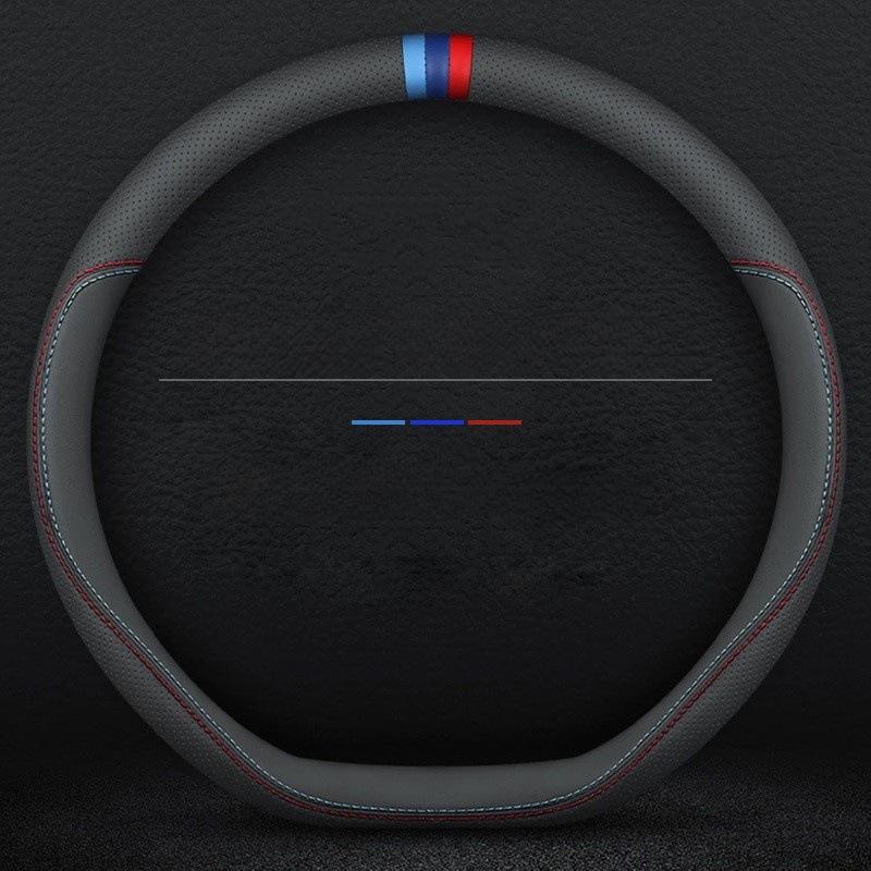 Универсальный спортивный чехол на руль автомобиля из кожи наппа, нескользящий, дышащий