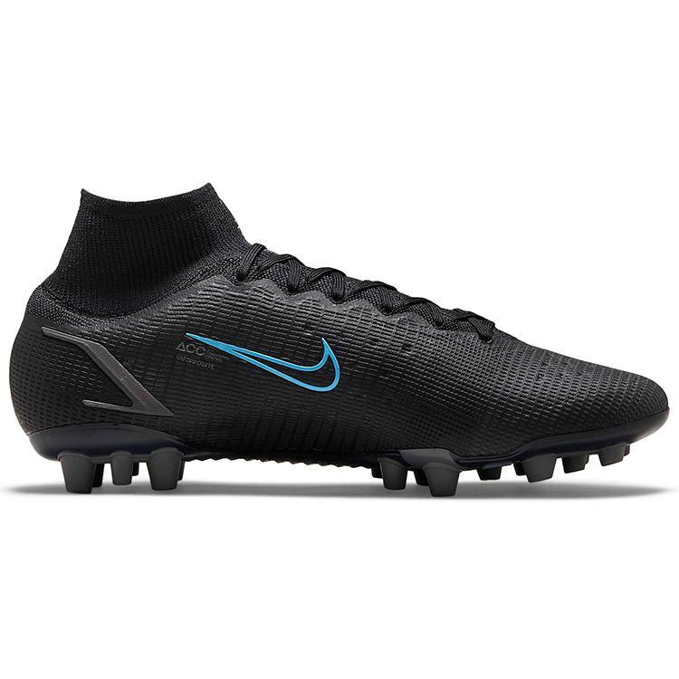 Nike Mercurial Superfly 8 Elite AG Black Photo Blue Men Sneakers Iron-Grey CV0956-004