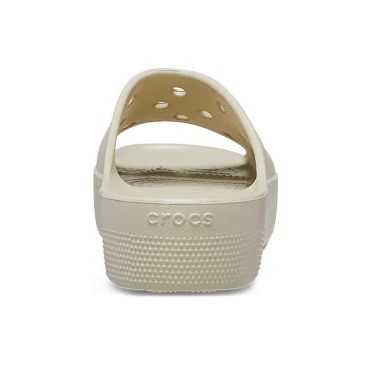 Crocs Женские кроссовки Classic Platform Slide Bone кремового цвета 208180-2Y2