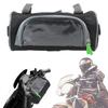 Motorcycle Electric Car Front Handlebar Storage Bag Motorcycle Accessories Container Mobile Phone Touch Screen Storage Bag Universal