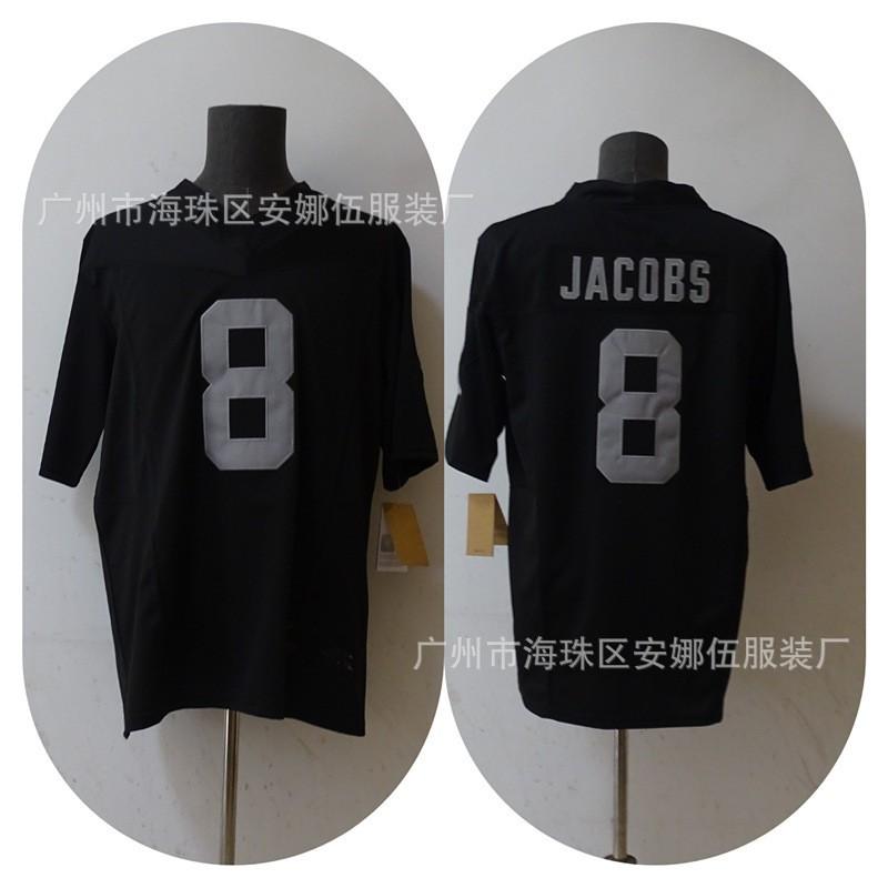 Raiders NFL Football Jersey T-Shirt Mens Embroidered Cotton Tee Rugby Fans Wear